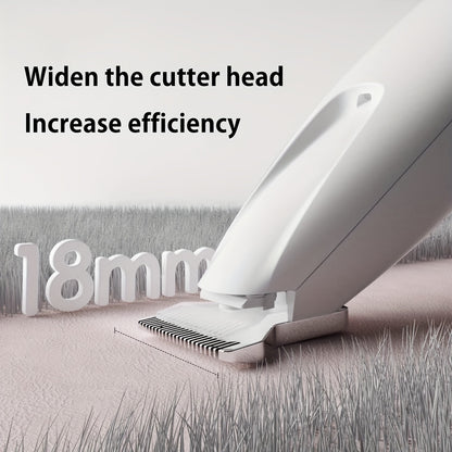 Pet Grooming Clippers USB & Battery Powered – Low Noise Electric Hair Trimmer for Cats Small Dogs, Cordless Rechargeable Pet Clipper
