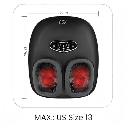 Shiatsu Foot Massager with Heat, Deep Kneading, Compression & Vibration, Electric Foot Massage Machine for Men Women