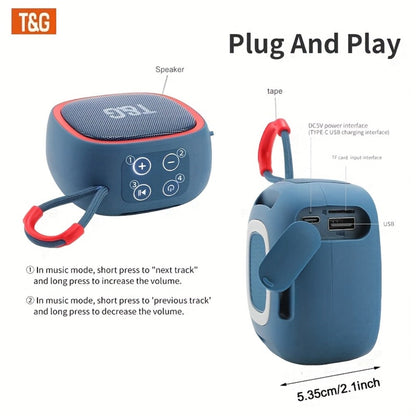 Portable Bluetooth Speaker TG659 Mini with 3W Output, IPX4 Splash Rating and Type-C Charging