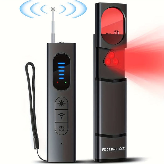 Anti Spy Hidden Camera Detector RF Signal Scanner Portable Bug Detector, GPS Tracker Finder, Listening Device Detector