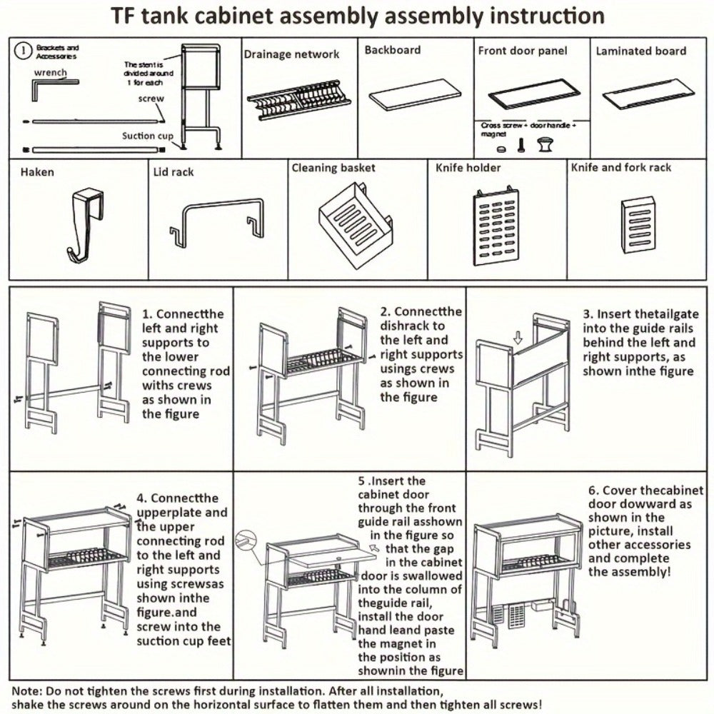 Dish Drying Rack Multi-Tier Kitchen Countertop Drain Rack with Dustproof Cover for Home Cooking, Dining and Outdoor Meals