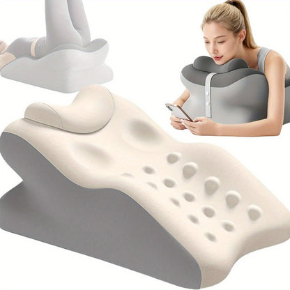 Memory Foam Cervical Support Pillow – Ergonomic Side & Back Sleeper Pillow with Breathable Cover | Multi-Functional Neck & Lumbar Support