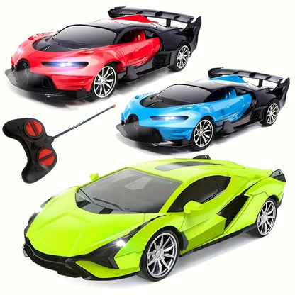 High-Speed Drift RC Car 1:24 Scale with LED Lights 4-Channel Simulation Model Remote Control Car for Kids Boys Girls