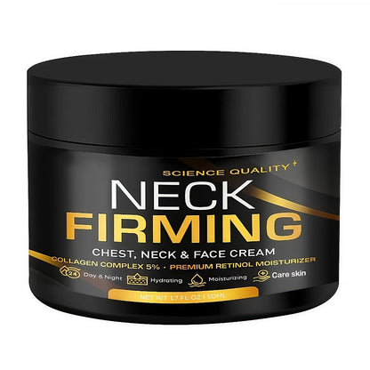 Neck Cream with Retinol Collagen & Hyaluronic Acid 50ml - Day Night Lifting Tightens Crepey Skin on Face Chest & Neck for Women