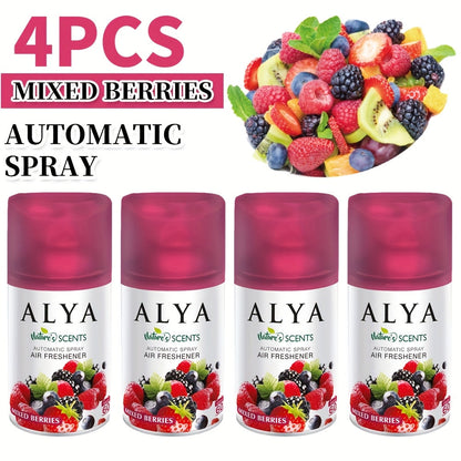 Spray Air Freshener Refill 8.45oz 1pc or 4pcs - 6 Scents Lavender Vanilla Cool Linen Ocean Mixed Berries Magnolia