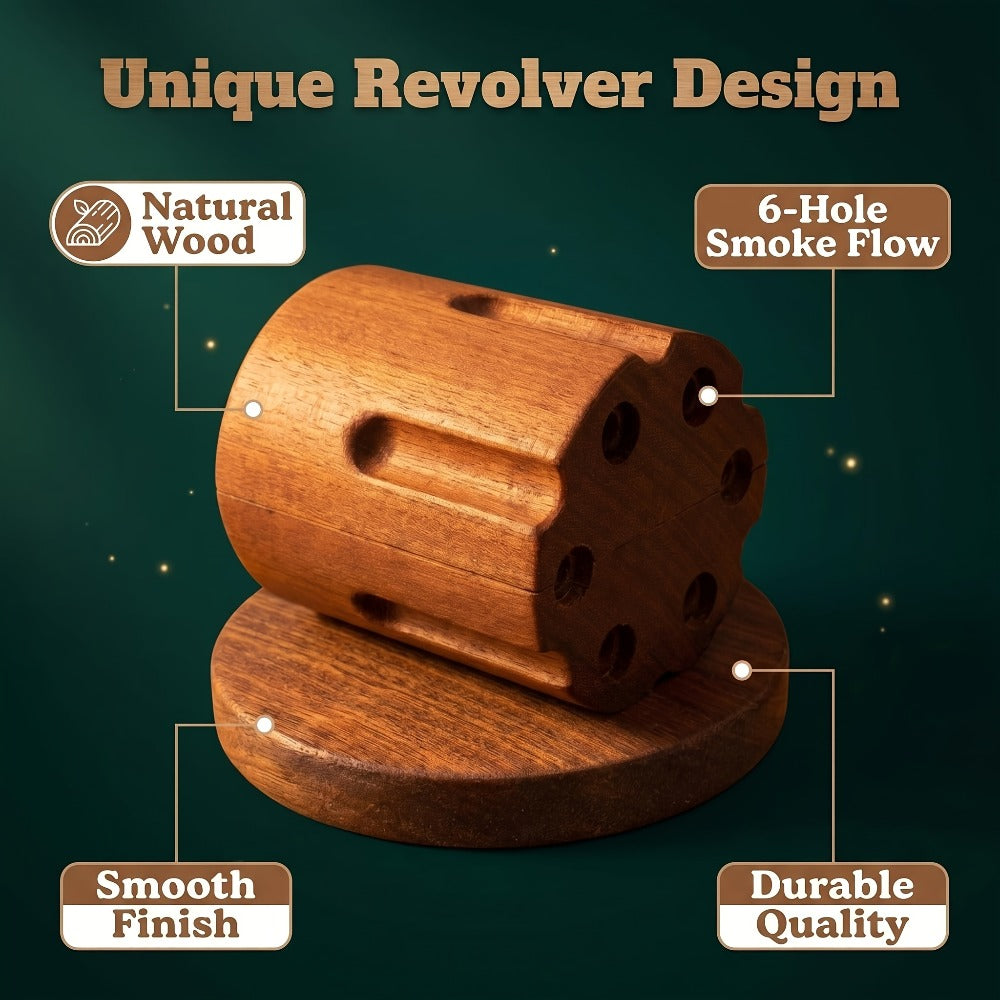 Whiskey Smoker Kit with 4 Wood Chip Flavors & Filters, Cocktail Smoker Set, Whiskey Gifts for Men