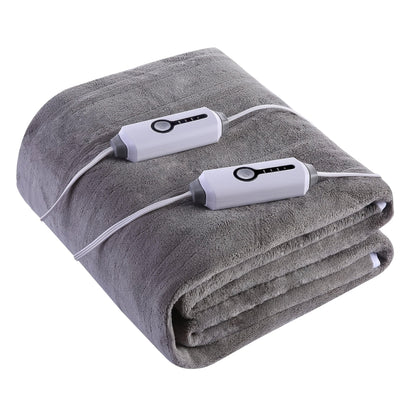 Heated Mattress Pad Queen King Twin Full, Coral Fleece Electric Bed Warmer Under Blanket with 4 Heating Levels
