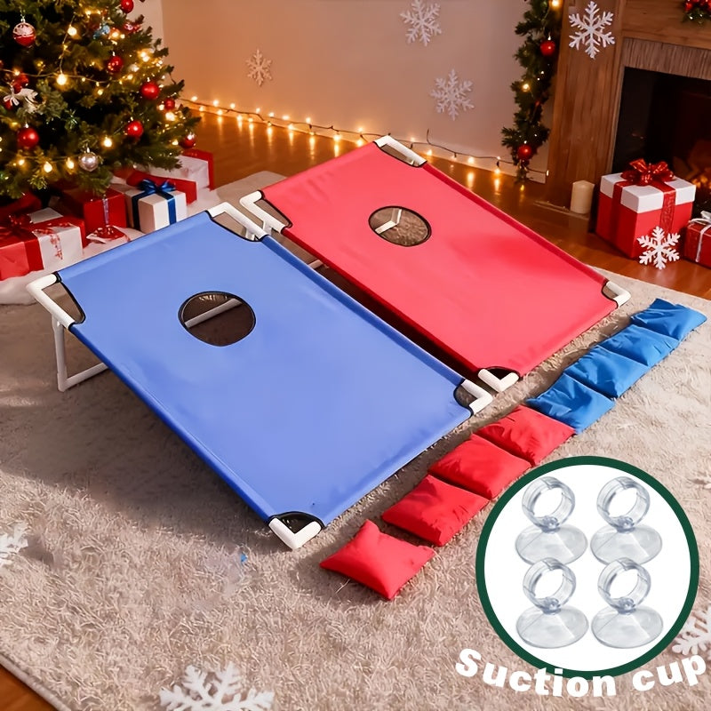 Portable Cornhole Bean Bag Toss Game Foldable Board 12 Bean Bags Storage Bag with the Listed Color, Size or Set Options for Everyday Use