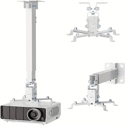 Ceiling Mounted Projector Bracket Adjustable Angle Height & Extendable Arm, Load for an Everyday Personal Care Routine