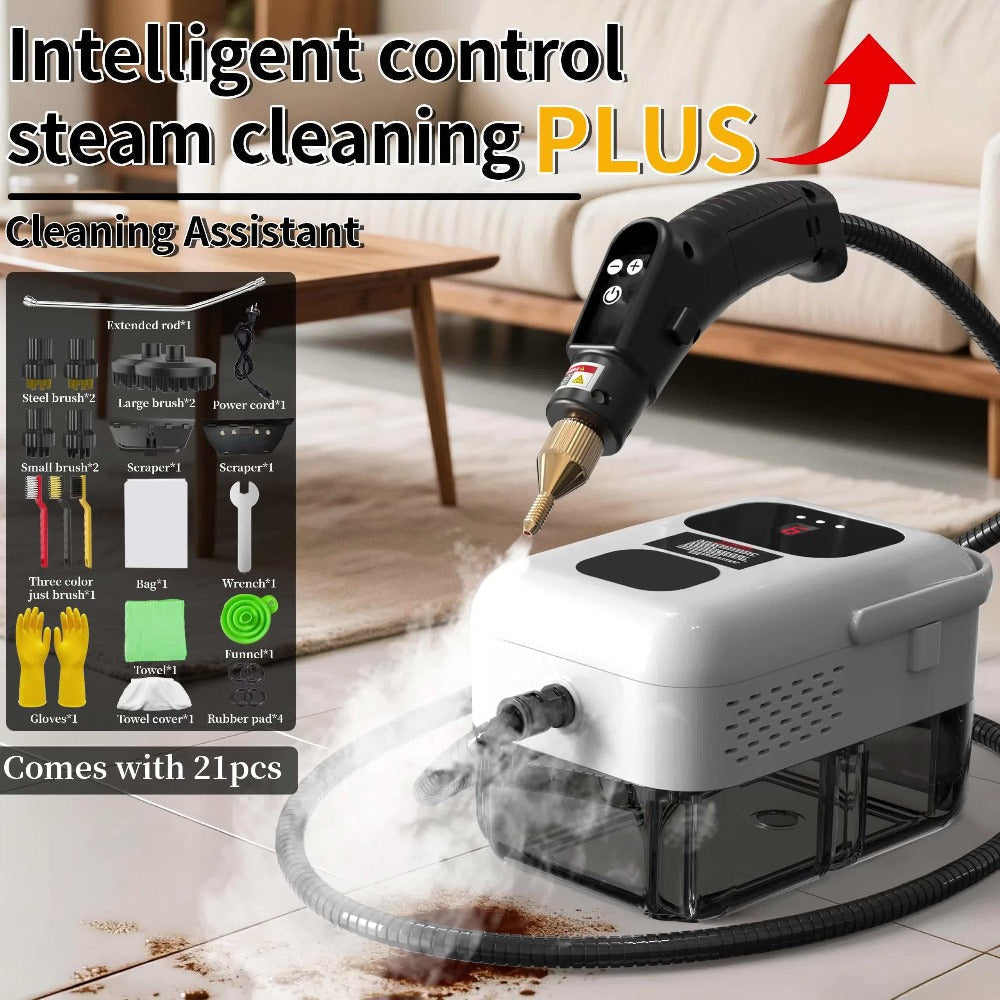 Portable Steam Cleaner High-Temperature High-Pressure Handheld Steamer for Home, Carpet, Tile & Grout Cleaning