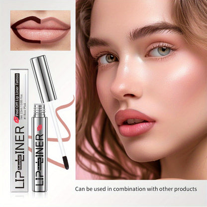 Lip Stain Pen Set 4 Colors 2-in-1 Lip Liner & Lip Tattoo – Waterproof Smudge-Proof Transfer-Resistant Matte Finish