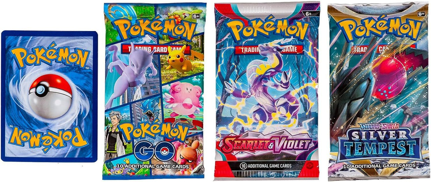 Pokemon TCG 3 Pack Booster Bundle with Foil Card, 3 Random Packs + 1 Individually Packed Foil Card