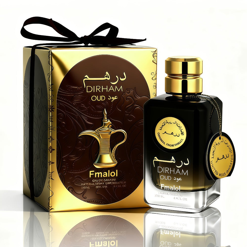 Agarwood Oud Arabic Perfume for Men 3.4 oz Luxury Woody Oriental Cologne - Dubai Middle East for Bath Time, Home Spa and Personal Care