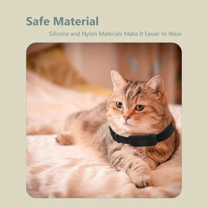 Pet GPS Tracking Collar Dual-System Smart Positioning, Anti-Lost Adjustable Collar Tracker for Cats Dogs & Puppies