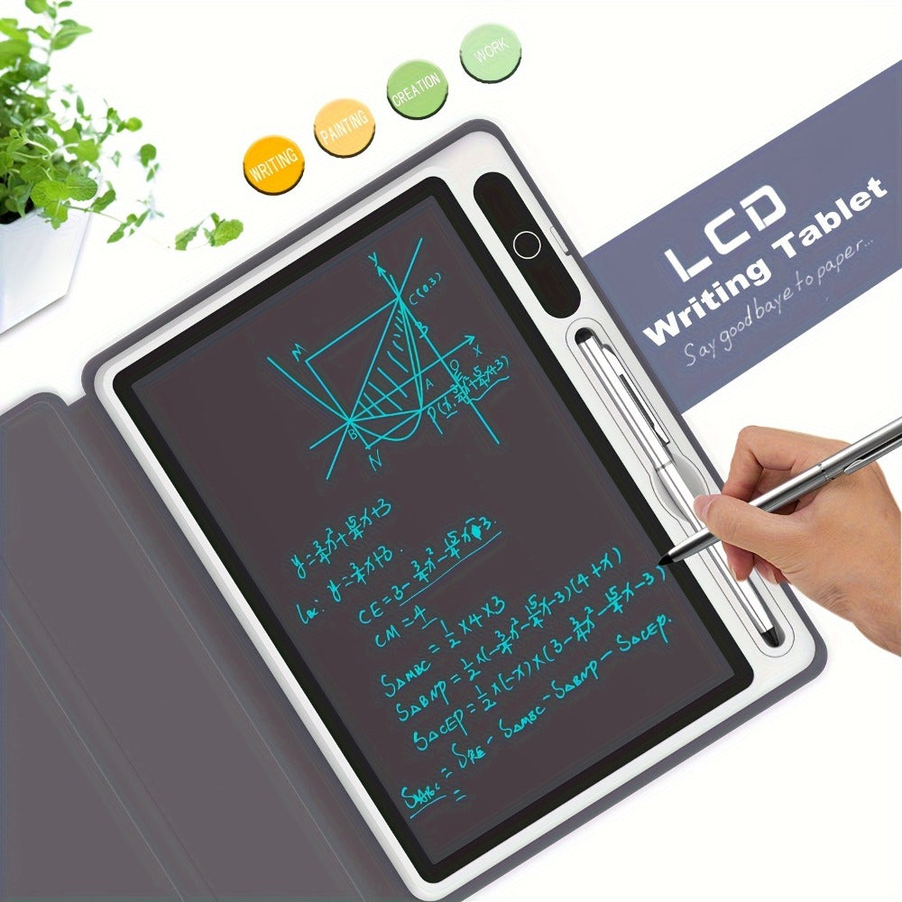LCD Writing Tablet with Case 10.1 Inch, Electronic Handwriting Pad Doodle Board for Adults Kids Home School & Office