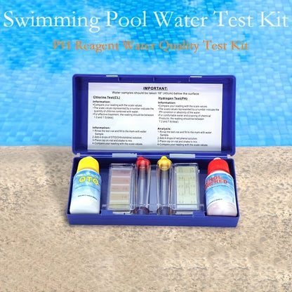 Pool Test Kit pH Reagent, Swimming Pool Spa Hot Tub Water Testing for Garden, Patio and Yard Use