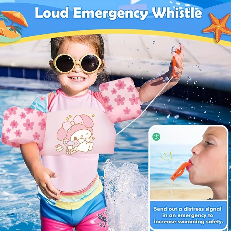 Kids Swim Vest Floating Jacket – Adjustable Straps, Lightweight, Cute Cartoon Pattern for Boys Girls Beginners