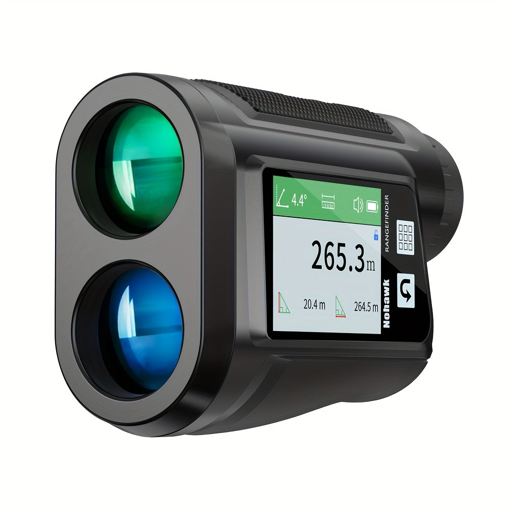 Laser Rangefinder 1000 Yard with Slope Compensation & Vibration Lock – USB Rechargeable Golf Rangefinder with Side Display Voice Broadcast 9