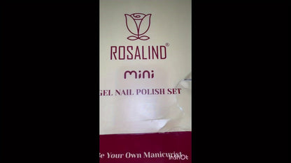 Gel Nail Polish Set with ROSALIND Label, 92 Colors Plus 8 Base and Top Products, 100 Pieces