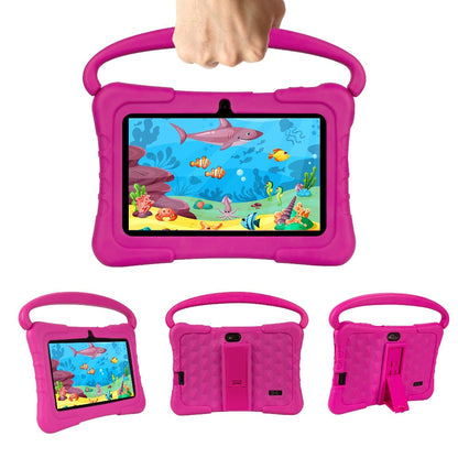 Kids Tablet 7 Inch with Android 14, 2GB RAM, 32GB Built-In Storage, 2.4GHz WiFi and Silicone Case