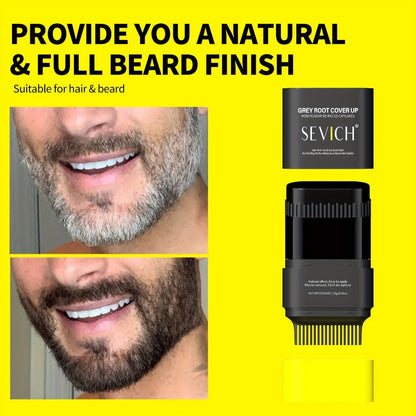 Beard Dye Pen 2-in-1 Color Stick for Men for Bath Time, Home Spa and Personal Care, with the Listed Configuration