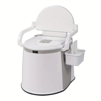 Portable Toilet for RV Camping – Lightweight Porta Potty, 330 LB Capacity, Detachable Inner Bucket, Doubles as Chair, for Boat, Van