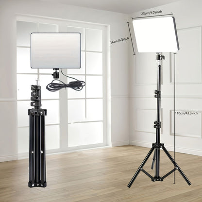 10 Inch Desktop Ring Light with Phone Stand, Beauty Fill Light for Live Streaming, Makeup, Video Recording