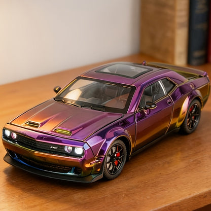 1:24 Scale Die-Cast Sports Car Model Collectible - Zinc Alloy Static Ornament with Realistic Details