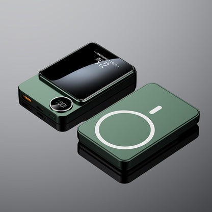 Power Bank Magnetic 5000mAh or 10000mAh with 15W Wireless Charging and LED Indicator in Three Colors