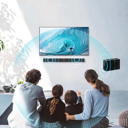 Soundbar with Subwoofer 2.1CH Home Theater Sound Bar for Smart TV, Deep Bass Wireless Bluetooth 5.0