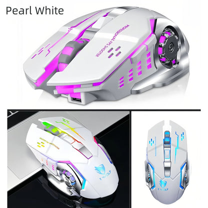 Wireless Gaming Mouse RGB Rechargeable T-WOLF 2.4GHz Large Mouse for PC Laptop Tablet Mac for an Everyday Personal Care Routine