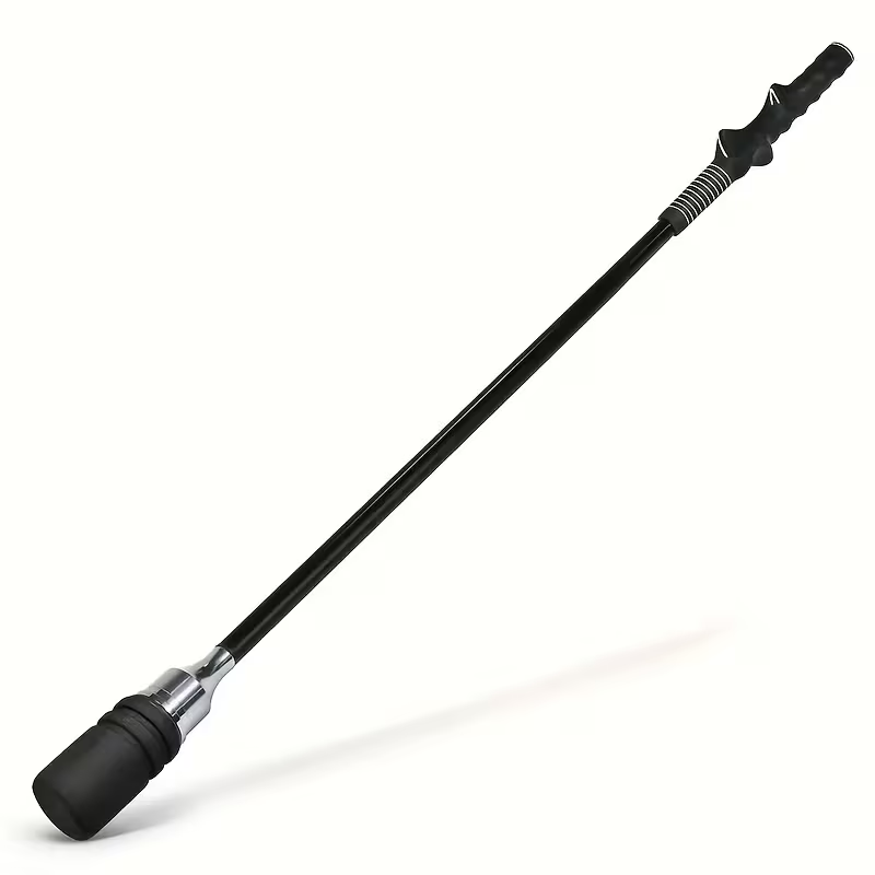 Golf Swing Tempo Trainer Stick with 32.68-Inch Length, Weighted Ends and Blue or Black Handle Options