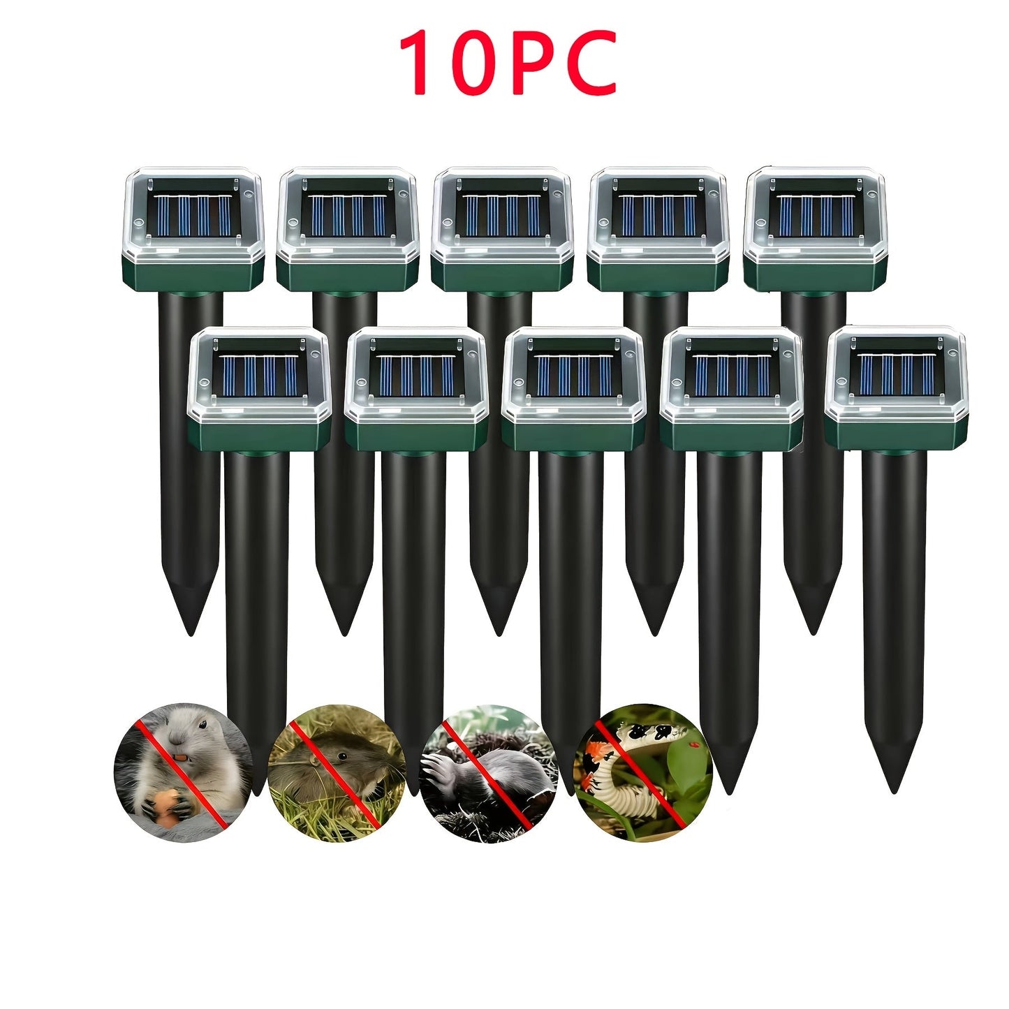 Outdoor Solar Lights for Yard, Solar Outdoor Lights for Garden, LED Landscape Path Lights IP44, Solar Lawn Projection Lights for Yard