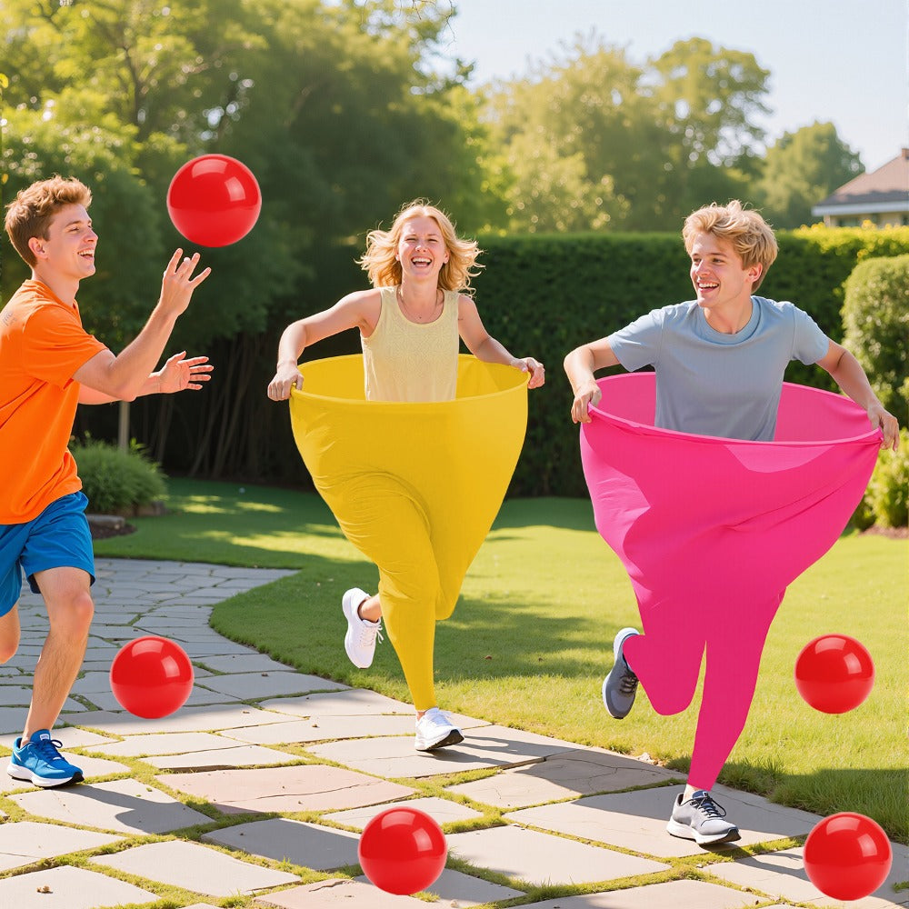 Granny Pants Yard Game 2pcs, Giant Outdoor Tossing Game Set for Adults & Family, Fun Lawn Games for Backyard