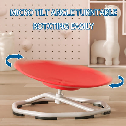 Sensory Spinning Chair for Kids with Autism & ADHD, Ages 3-18, Swivel Sit and Spin Chair to Improve Focus & Body Balance