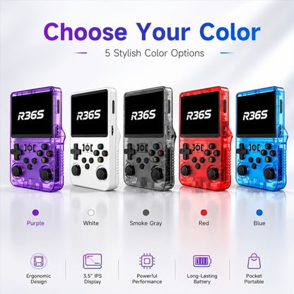 Handheld Game Console with 3.5-Inch IPS Screen, 3000mAh Battery, TF Expansion & HD TV Output