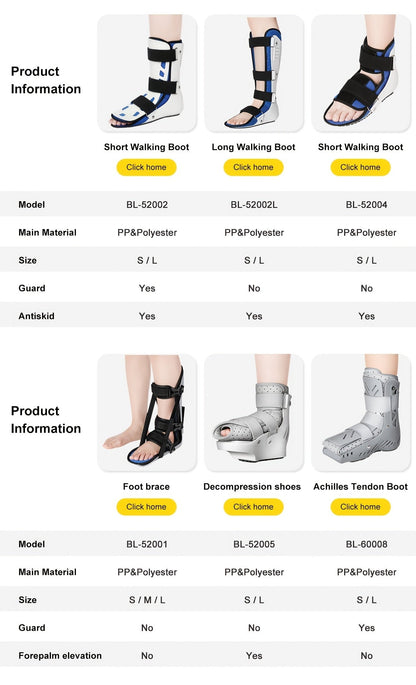 Dual Airbag Ankle Support Brace Adjustable Compression Left Right S L