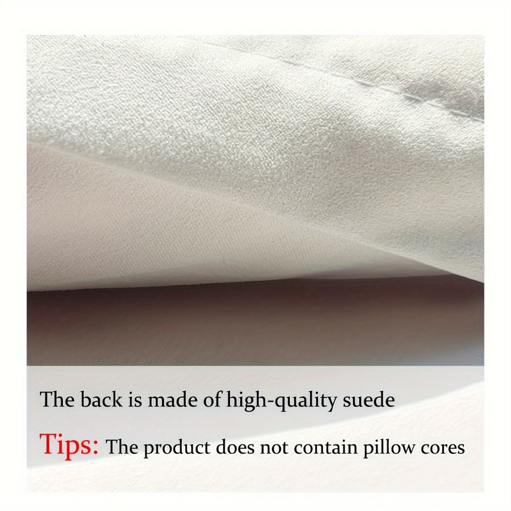 Heart Shaped Plush Pillow Cover Faux Wool Fluffy Cushion Cover for Sofa Bed Chair Car – Valentine's Day Decor Throw Pillowcase 17" Soft