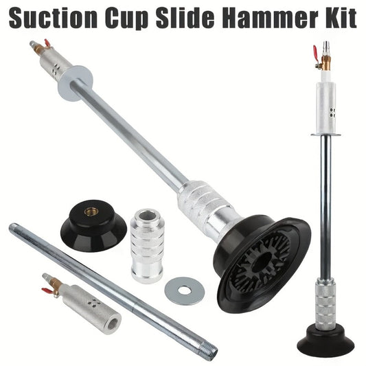 Air Pneumatic Dent Puller Car Body Repair Tool – Suction Sheet Metal Drawing Hammer for Auto Dent Removal, Steel Construction