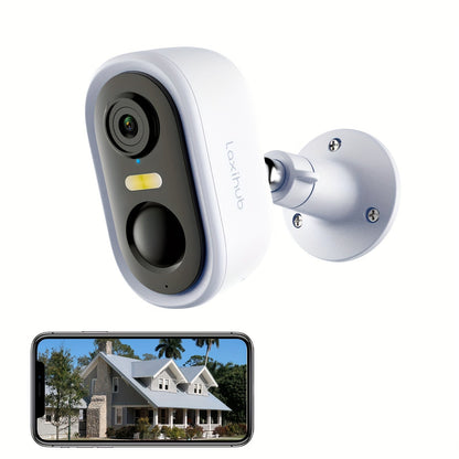 3MP Battery Outdoor Security Camera with Optional Solar Panel and Two- or Four-Camera 64GB Card Kits