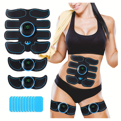 EMS Stimulator Abdominal Training Belt, Electronic Ab Toner for Whole Body Fitness & Strength Training