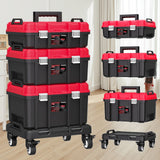 3 Tier Stackable Rolling Box