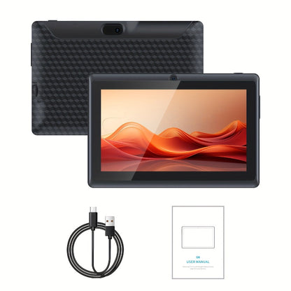 Android Tablet 7-Inch PEICHENG with Android 14, A133 Quad-Core CPU and 32GB Internal Storage