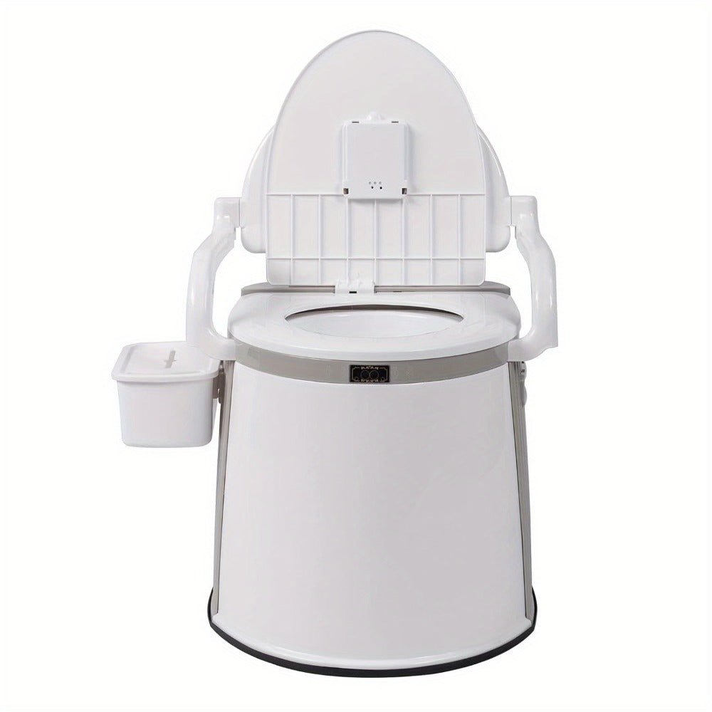Portable Toilet for RV Camping – Lightweight Porta Potty, 330 LB Capacity, Detachable Inner Bucket, Doubles as Chair, for Boat, Van