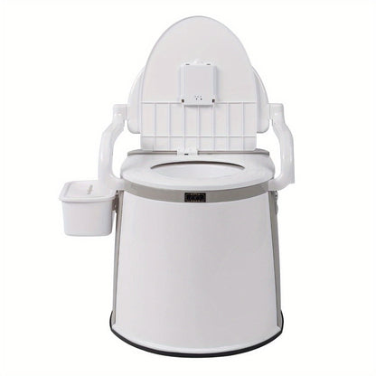 Portable Toilet for RV Camping – Lightweight Porta Potty, 330 LB Capacity, Detachable Inner Bucket, Doubles as Chair, for Boat, Van