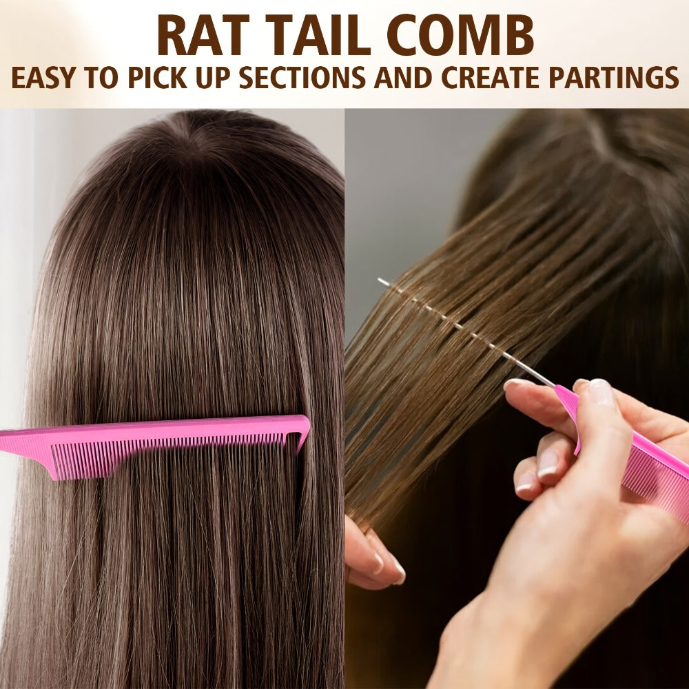 Lace Wig Installation Kit, 10-Piece Set with Melting Spray, Liquid Bottles, Bands, Caps, Combs and Brushes