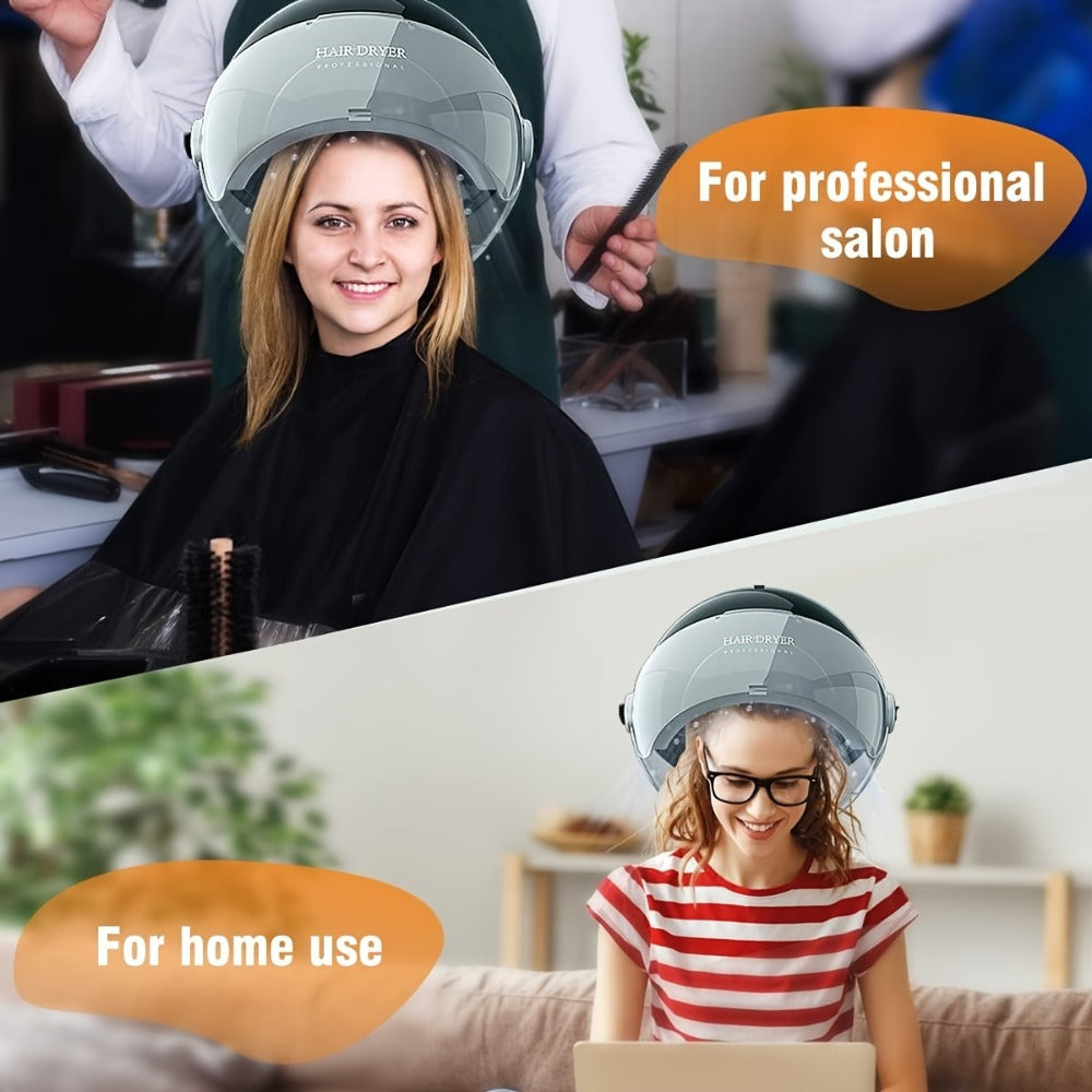 Ionic Floor-Standing Hooded Hair Dryer 1875W, Adjustable Height Professional Salon Hood Dryer for Deep