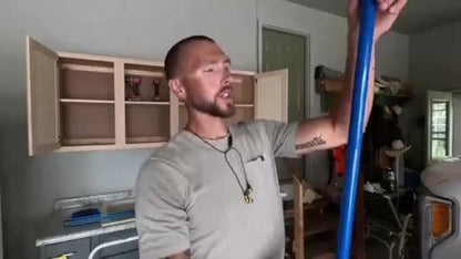 Adjustable Steel Support Rods for Drywall & Cabinet Installation, Extendable Construction Support Poles 19.7"-45.3" / 45"-114"