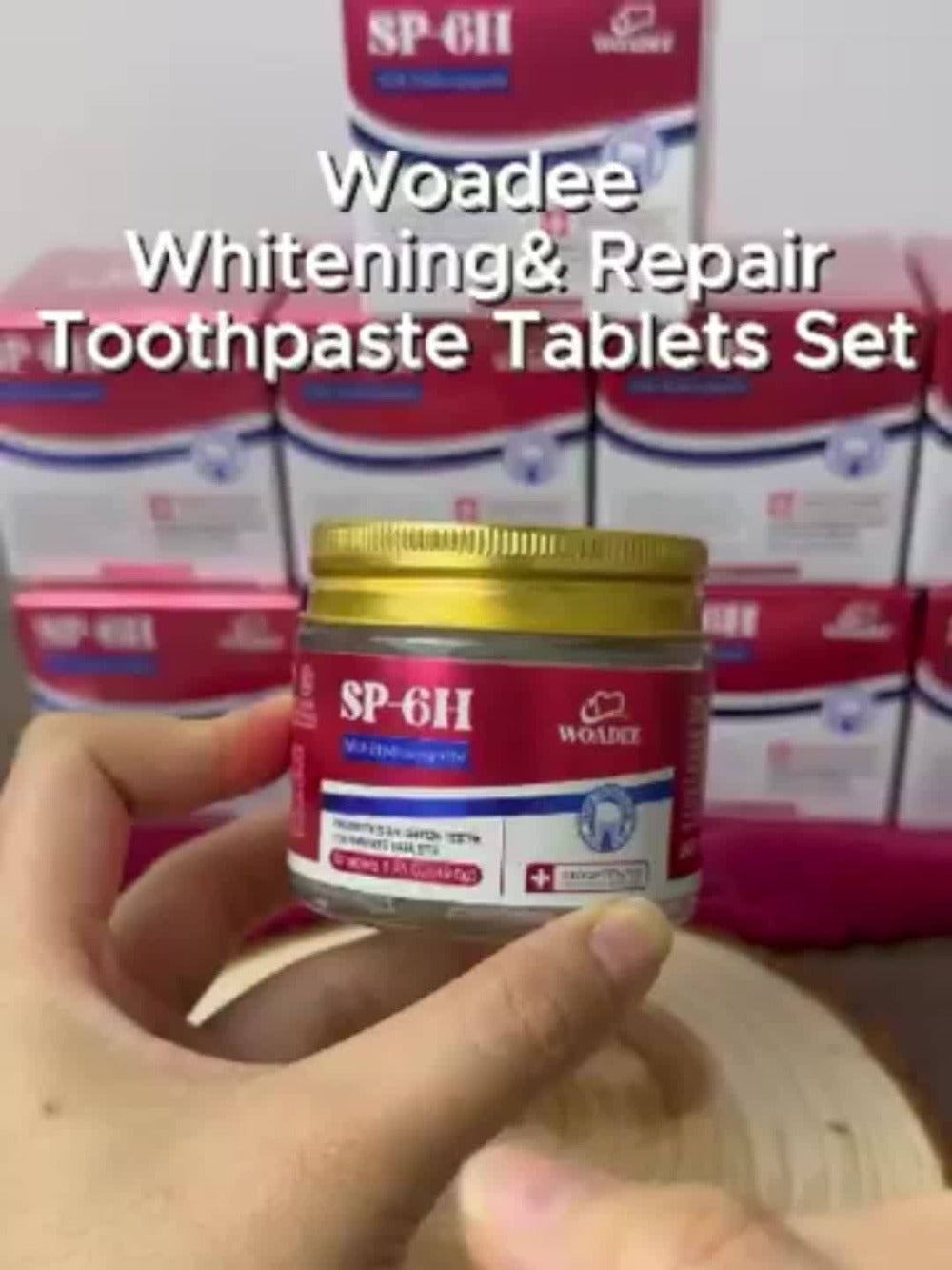Toothpaste Tablets Hydroxyapatite Fluoride Free - 62 Count Chewable Solid Toothpaste, Deep Cleaning