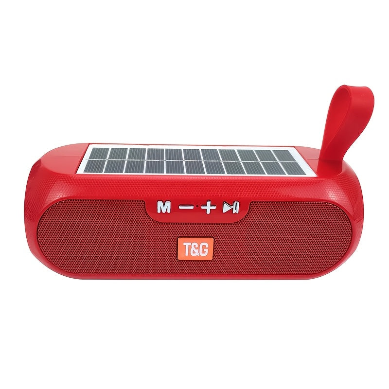 TG182 Solar Powered Bluetooth Speaker, 10W Outdoor Wireless Speaker, 1200mAh Battery, TF Card, FM Radio